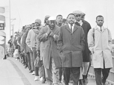 John Lewish marching to Selma on Bloody Sunday